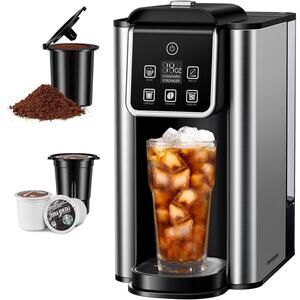 SHARDOR Single Serve Coffee Maker Hot and Iced Coffee Machine K Cup Pods 🆓 Ship